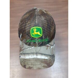 John Deere Hat Mesh Back Adjustable Velcro
